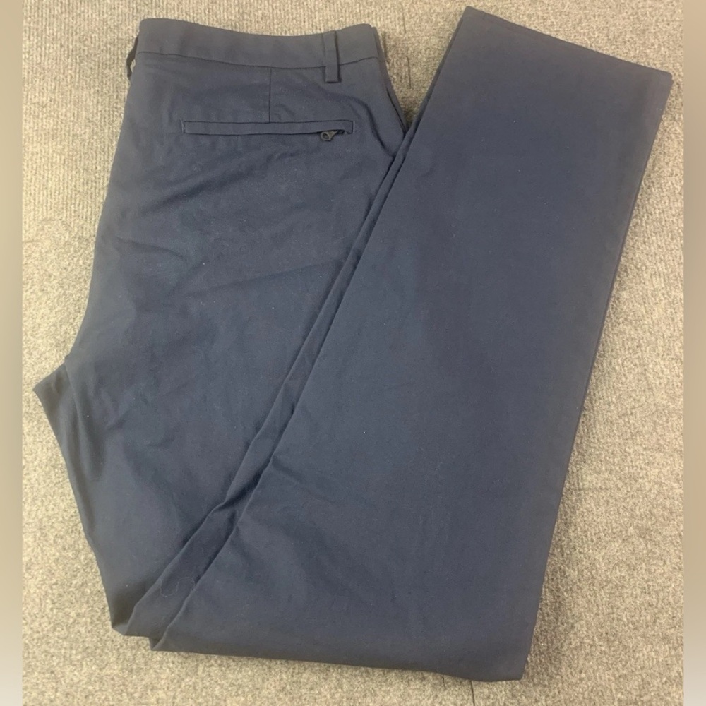 Bonobos Slim 3XDry Mens Performance Chino  Pants Size 34x33 Navy